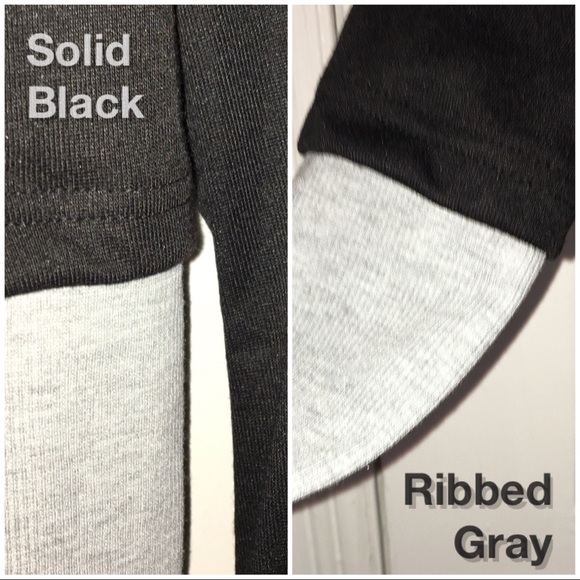 Black&Gray Pullover Drawstring Hoody - Picture 4 of 8